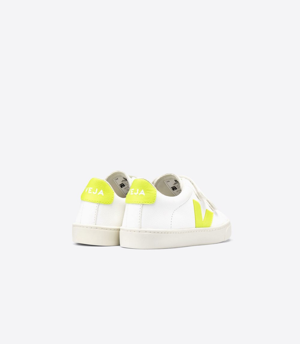 Veja Sneakers Barn - Esplar Velcro Chromefree - Vita - 850124-EOI